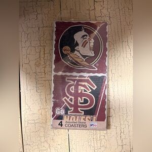 Florida State Seminoles 4pc Stone Coaster Set CounterArt